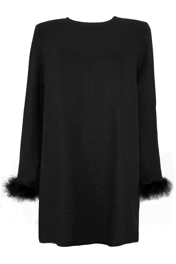 Disco Long Sleeves Top - Black