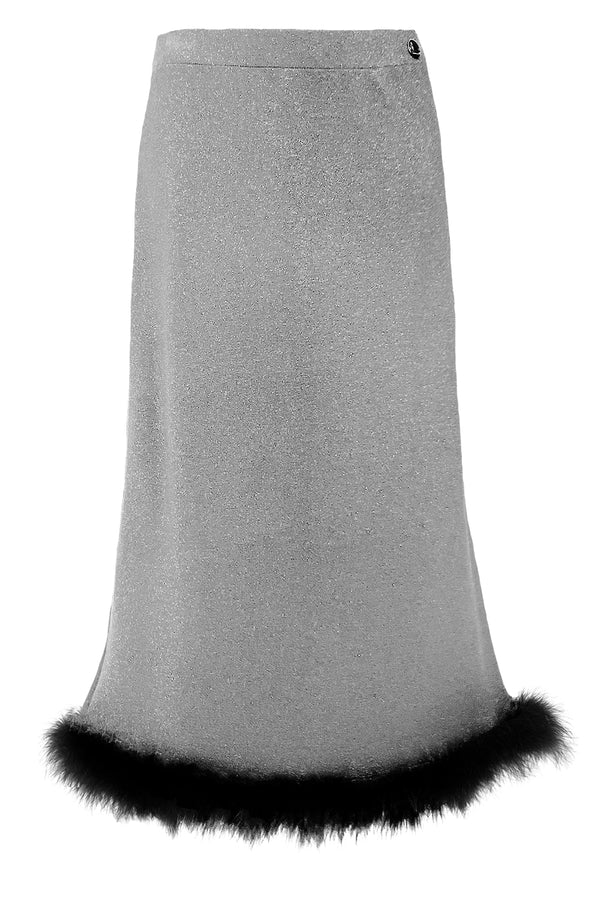 Harriet Disco Skirt - Silver