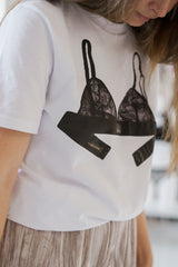Get the Look - Lace Bra t-shirt, Kerli & Olivia
