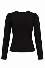 Karin Long-sleeved Top - Black