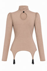 Krista Suspender Top  - Mink