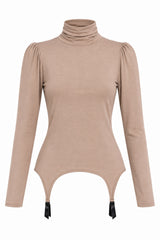Krista Suspender Top  - Mink