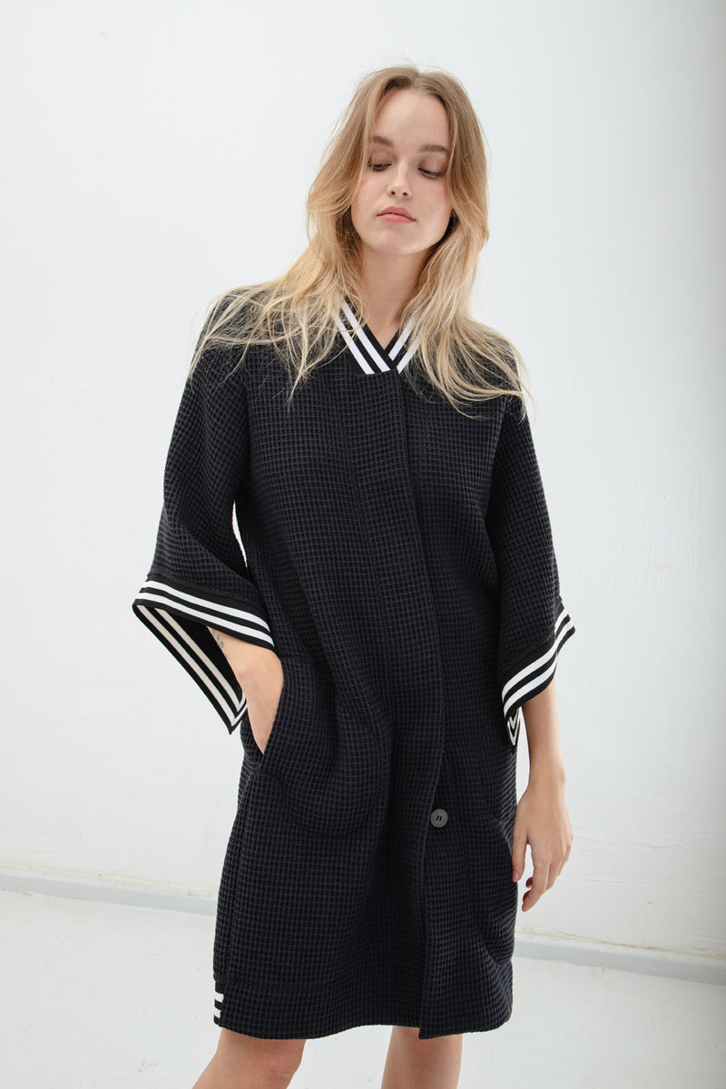 Kimono Gown - Black