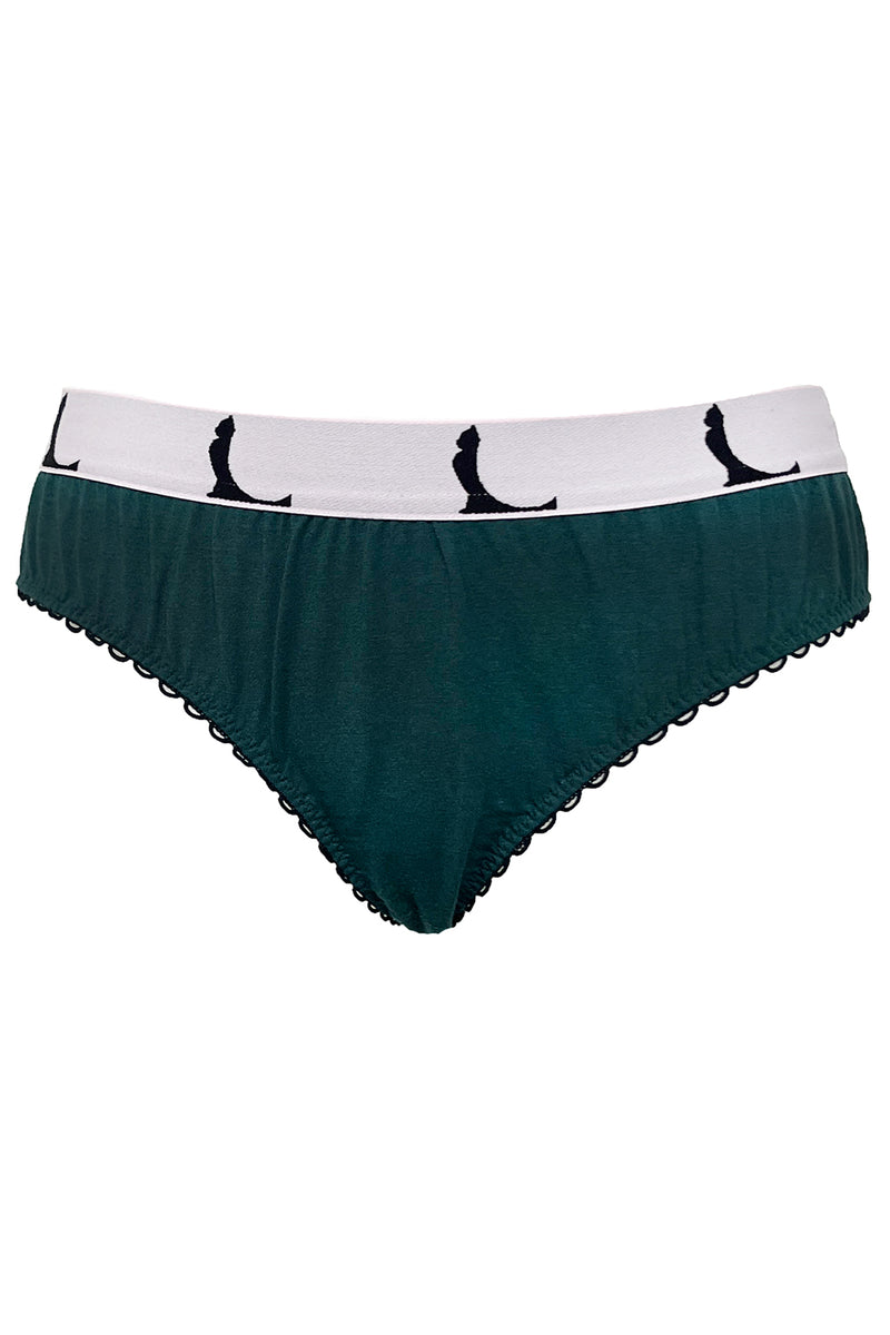 Maike Jersey Knickers - Emerald Green