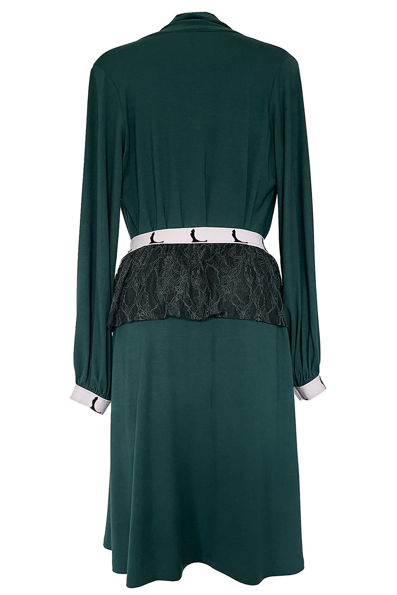 Nele Jersey Gown - Emerald Green