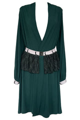Nele Jersey Gown - Emerald Green