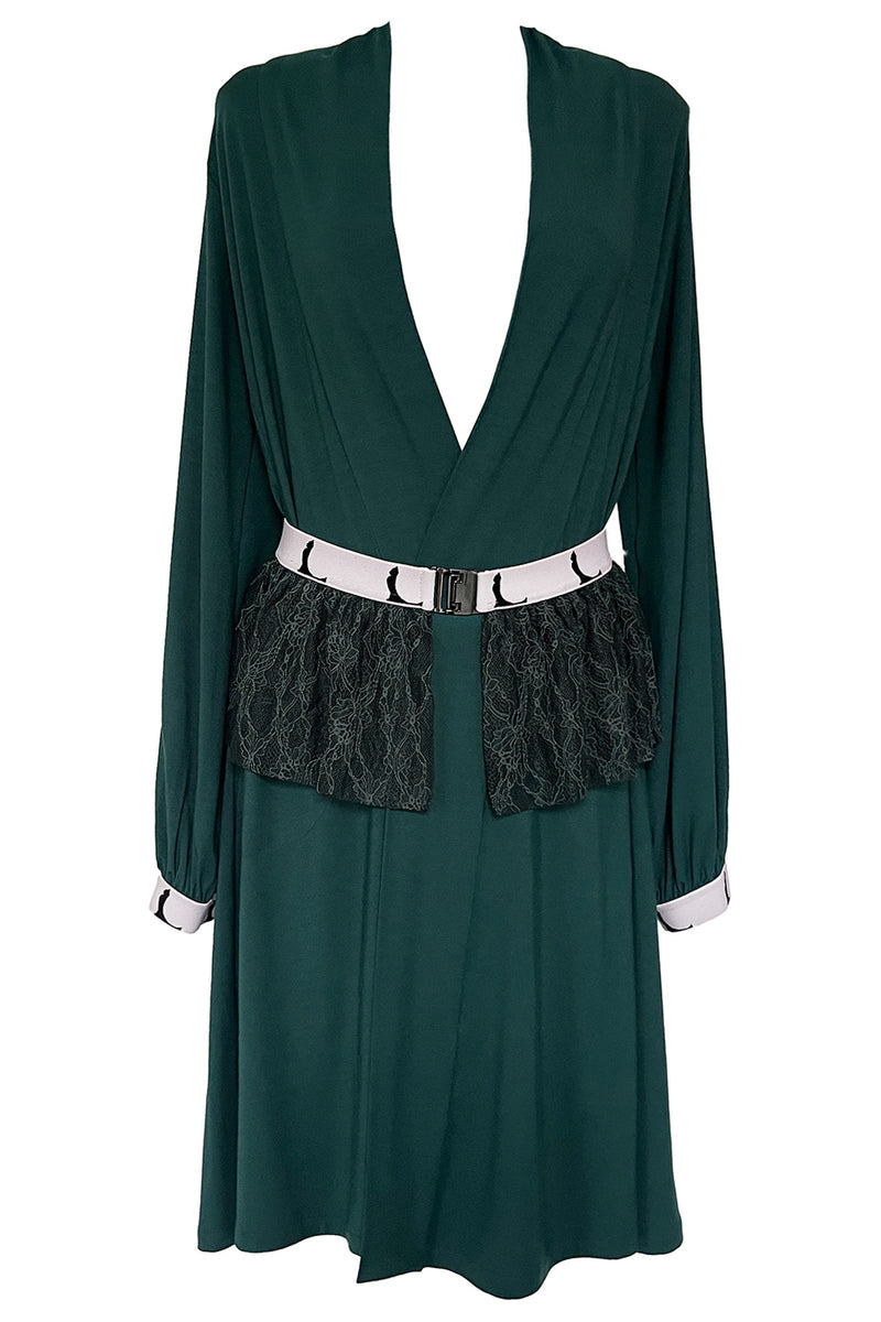 Nele Jersey Gown - Emerald Green