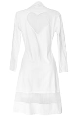 Nele Heart Gown - White