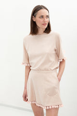 Lisa Terry Skirt - Nude + Nude