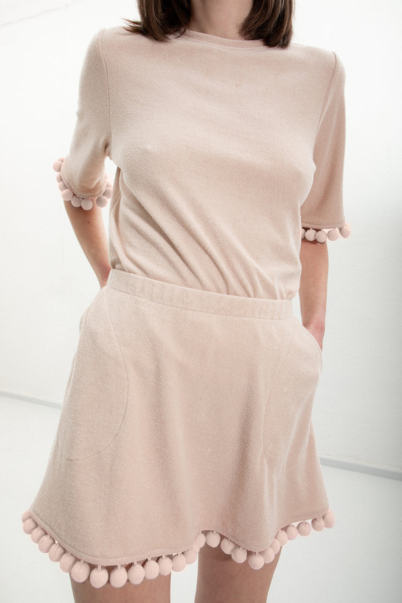 Lisa Terry Skirt - Nude + Nude
