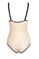 Last one - Riti Fishnet Bodysuit - Nude