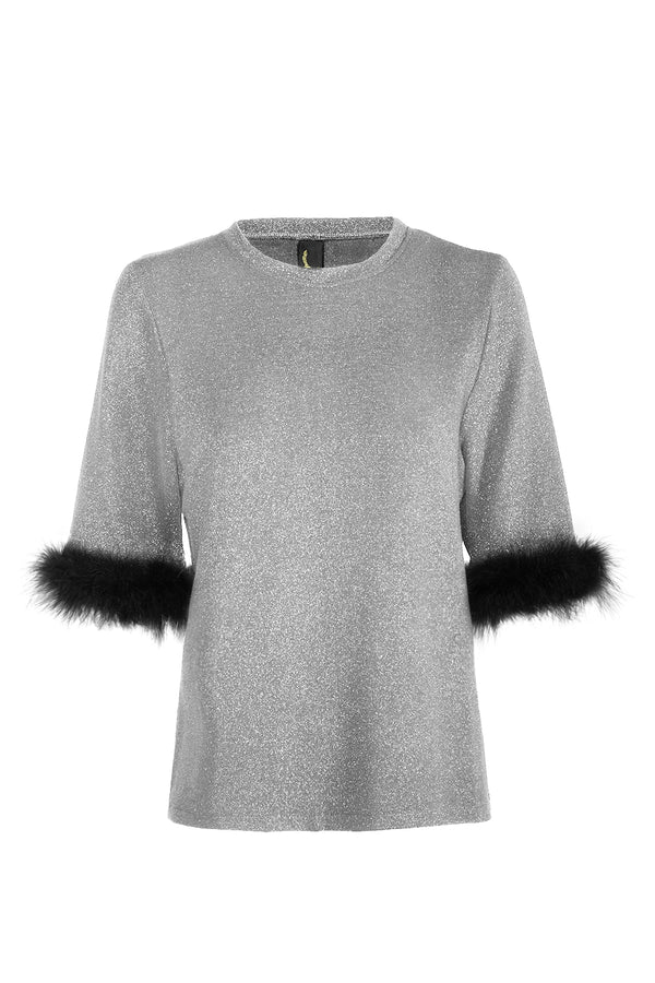 Anett Disco T-Shirt - Silver