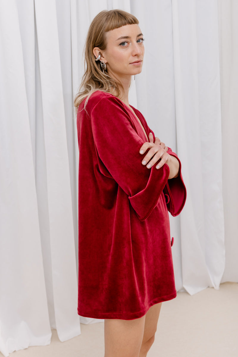 Ave Jacket - Burgundy