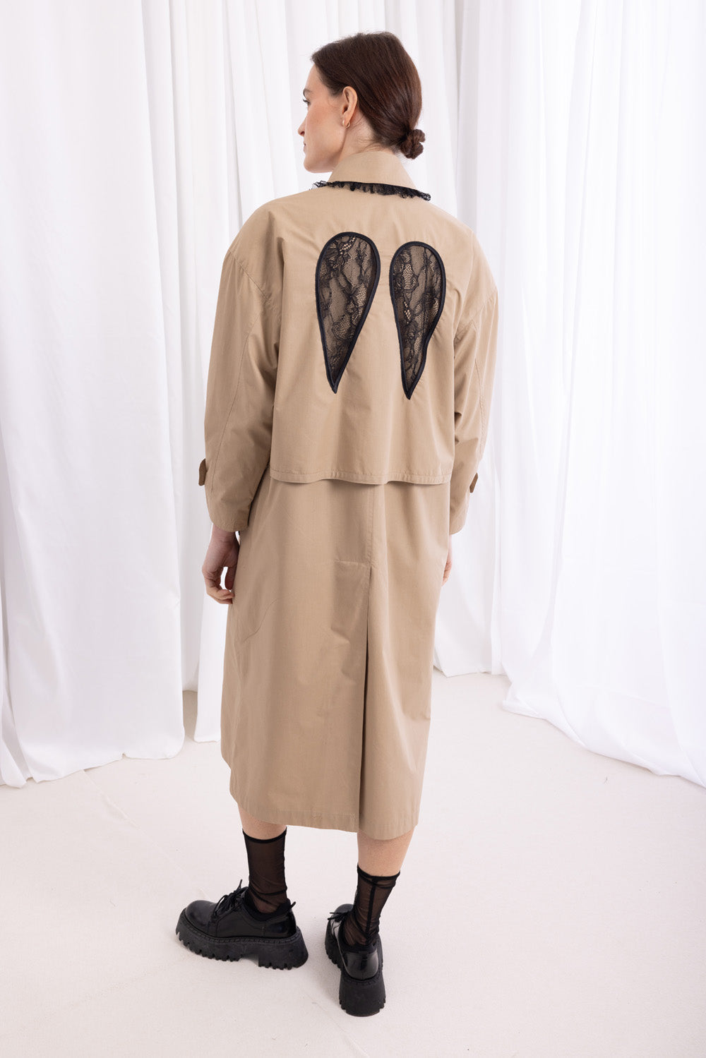 Kriss soonik ブラウス Kriss Soonik Lace Bra T-shirt white - Tallinn Design House