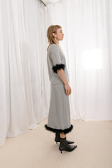 Harriet Disco Skirt - Silver