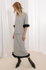 Harriet Disco Skirt - Silver