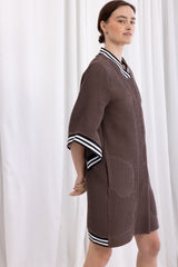 Kimono Gown - Dusty Brown