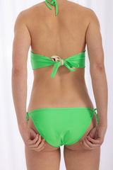 Gone Tanning Reversible Bikini Bottom - Neon Green+Nude