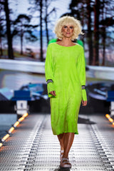 One-of-a-kind Towel Dress - Green