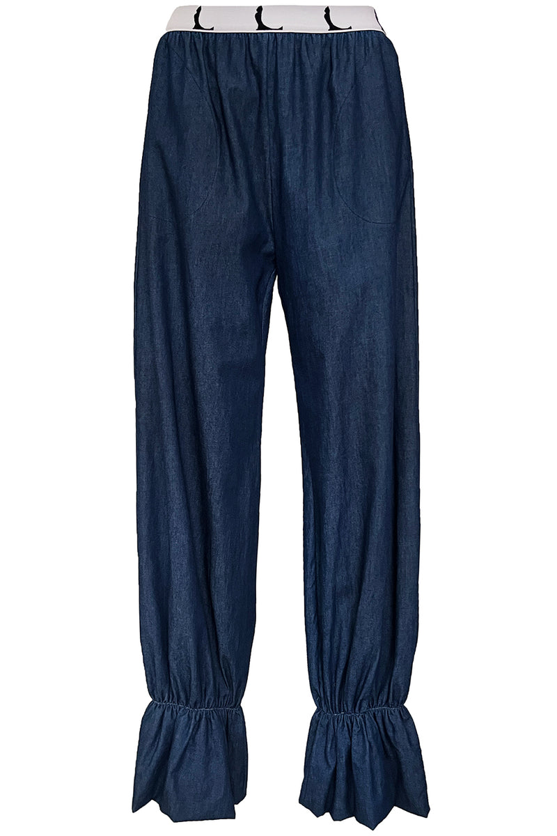 Kerli Denim Trousers -  Dark Blue