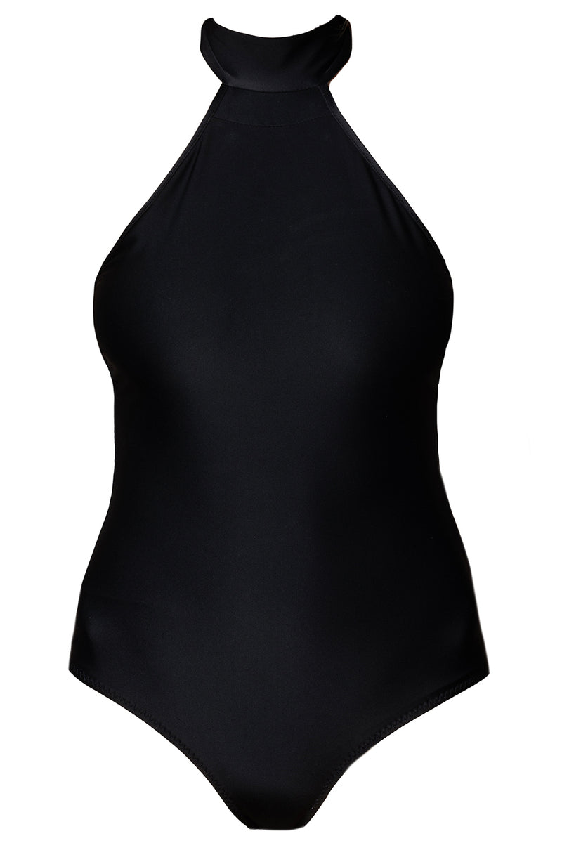 Waves Swimsuit - Black + Abstracat