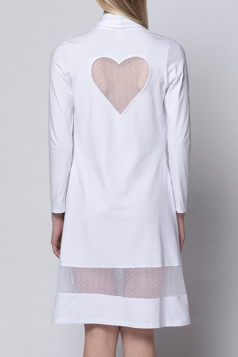 Nele Heart Gown - White