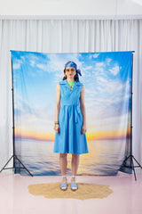 Katwoman Print Dress - Blue