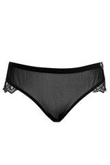 Ellu Mesh Knickers - Black