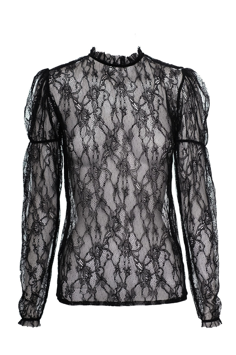 JANNE-lace-top-black-front