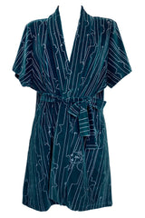 Diana Katwoman Wrap - Navy blue/white