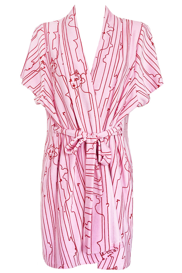 Diana Katwoman Wrap - Pink/red