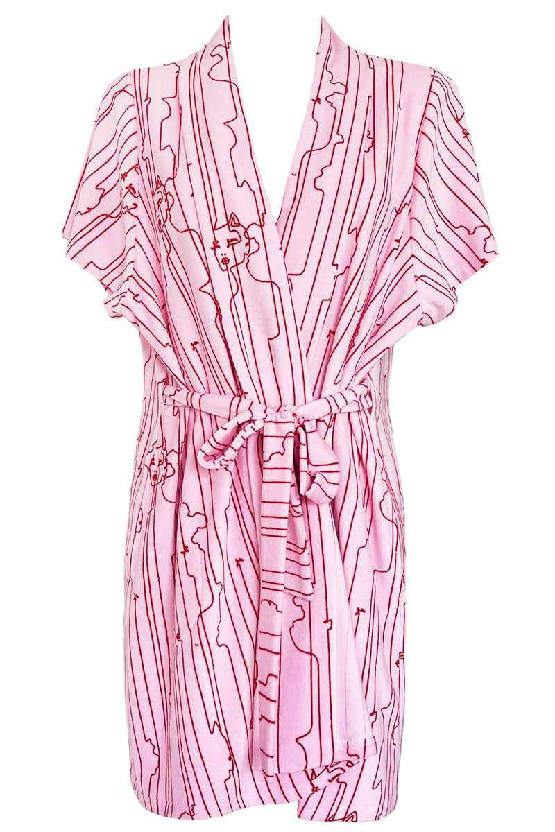 Diana Katwoman Wrap - Pink/red