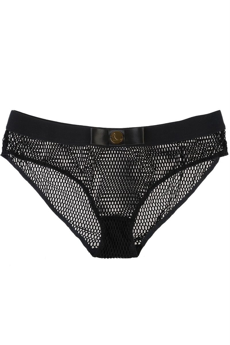 Kriss Soonik Maike Fishnet Knickers Black