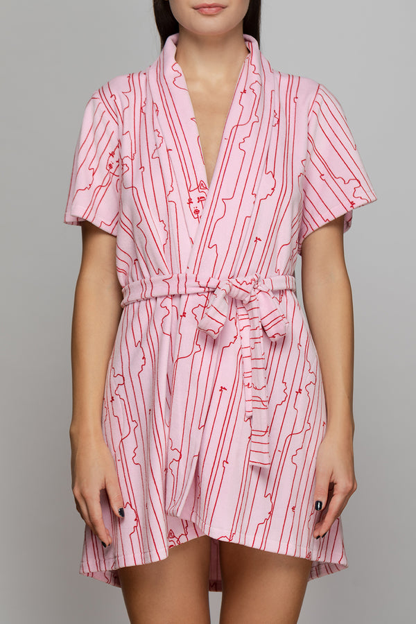 Diana Katwoman Wrap - Pink/red