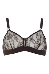 Piret Lace Bra Black