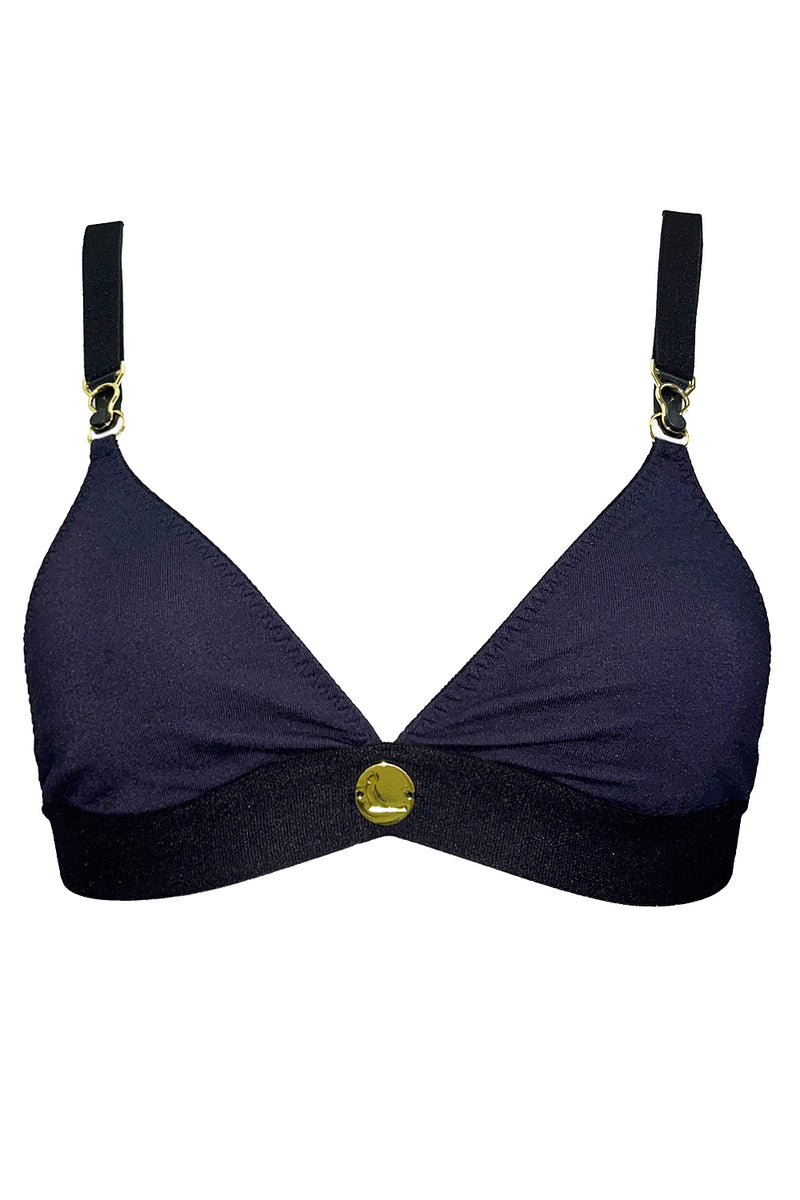 Riti Suspender Bra - Navy