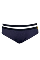 Riti Suspender Knickers - Navy