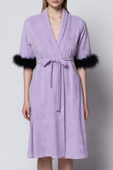 Ulla Wrap Dress - Lilac
