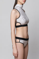 Elve Abstracat Knickers - Grey