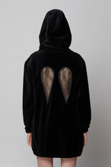 Diana Wings Hoodie - Black