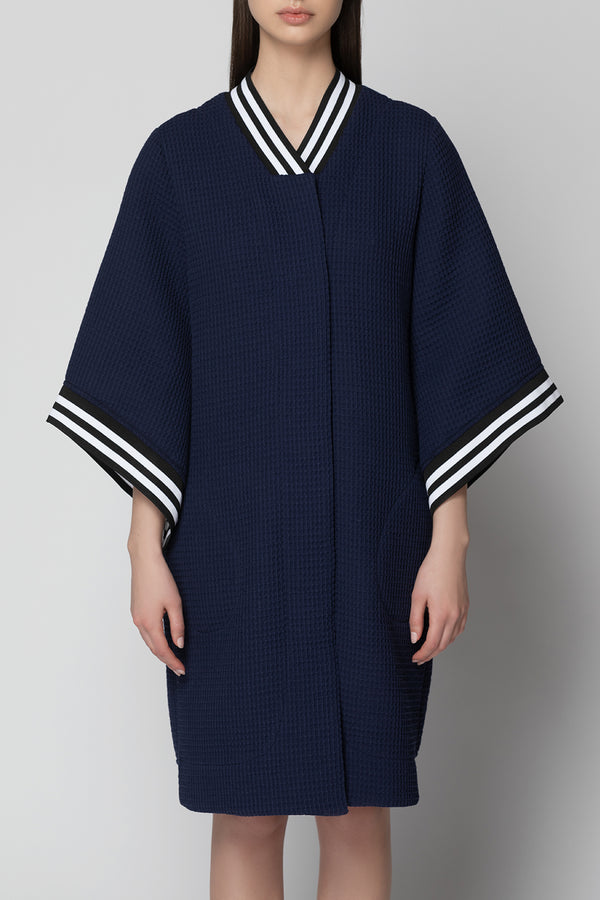 Kimono Gown - Navy